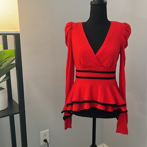 Red & Black Boutique Shirt - Picture 5 of 6